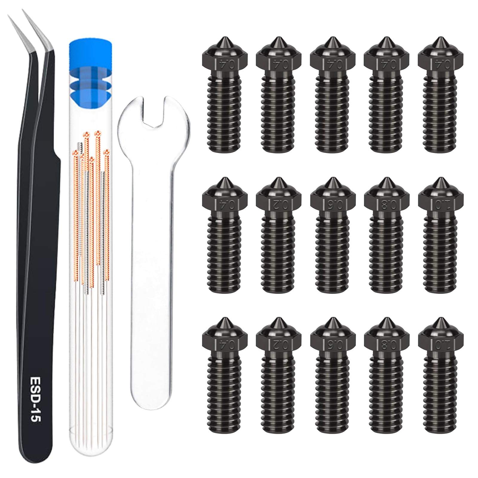 Ugello In Acciaio Temprato Per QIDI Q1 Pro/Smart 3/Plus 3/Max 3: 1.0 Mm, Resistente Fino A 300°C