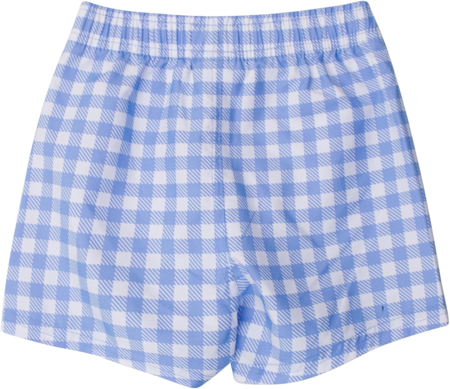 RUGGEDBUTTS Boys UPF50+ Sun Protection Gingham Swim Trunks