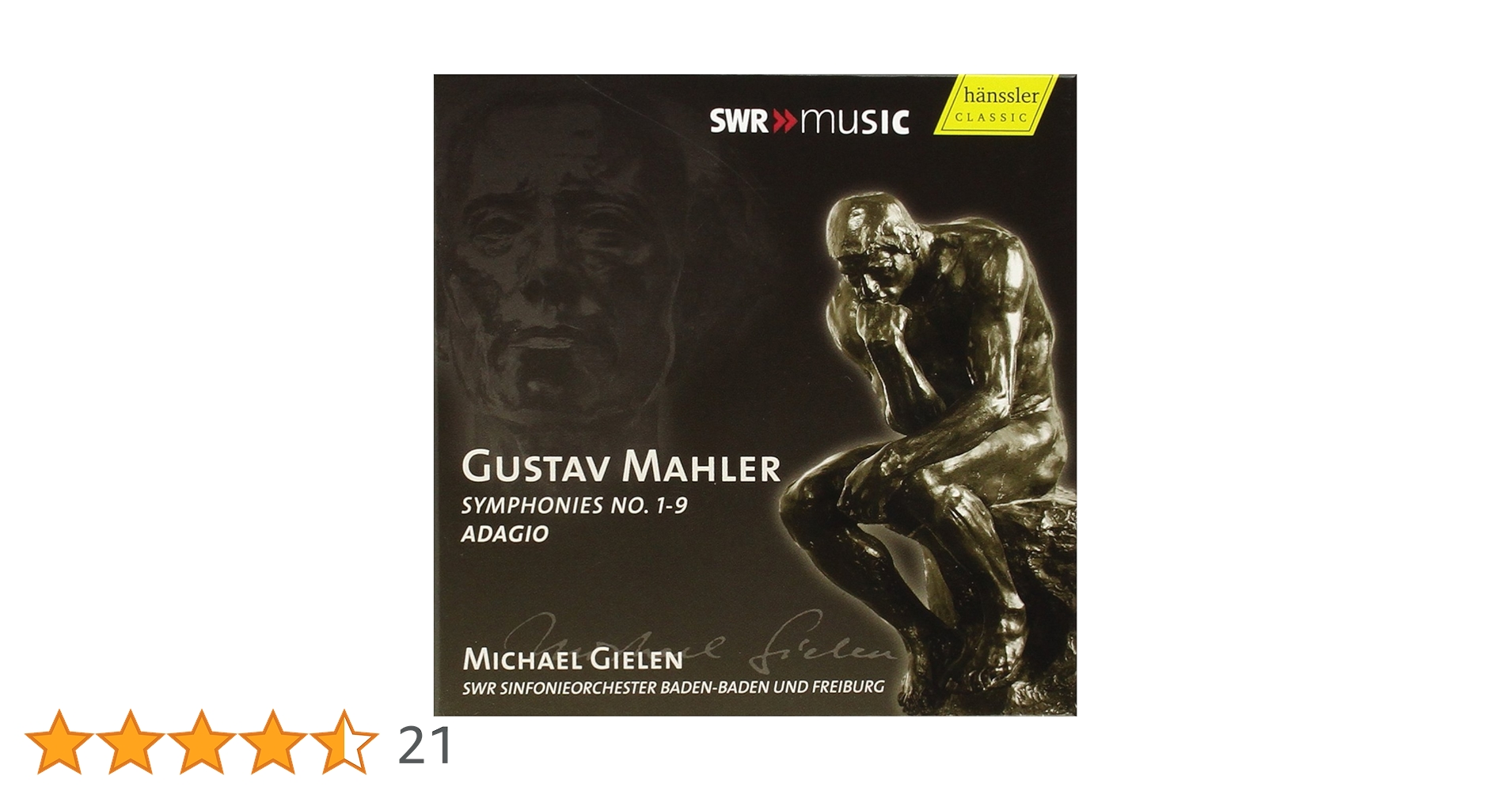 その他 Gielen Conducts Mahler Symphonies 1-9 Amazon.co.jp: Gielen Conducts Mahler Symphonies 1-9