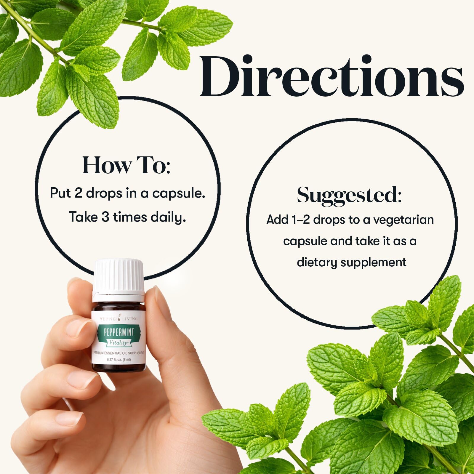 Amazon.com: Young Living Peppermint Vitality Essential Oil | 5 ml