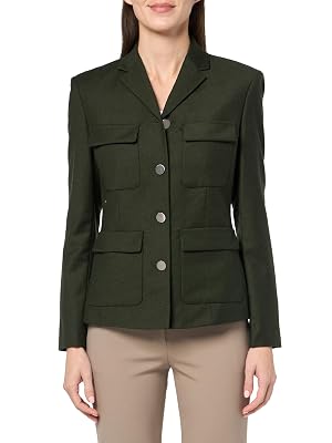 Theory womens Flannel Long Sleeve Military Jacket