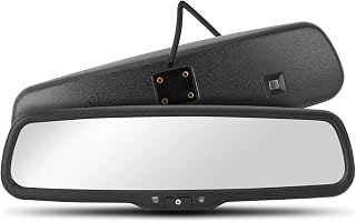 4.3inch Rear View Mirror Monitor, Auto-Dimming Rearview Monitor,480 * 272, 500 cd / m2 HD Reverse Camera System for Trucks & Van,Camera Monitor Parking Aid with Bracket