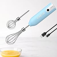 Vista 1 de Batidor de huevos, batería recargable de control inalámbrico eléctrico de múltiples velocidades, batidor de globos para huevos, crema de batido