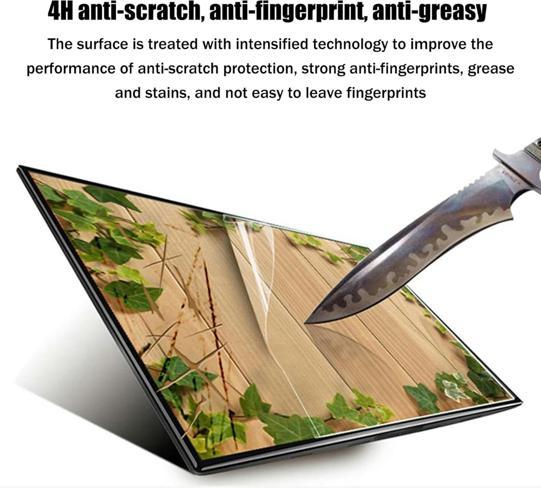 Protector De Pantalla para TV con Protección UV/Luz Azul, Película Esmerilada Antirreflejos con Índice De Reducción De hasta El 90% para LCD, Led, 4K OLED QLED HDTV De 40".