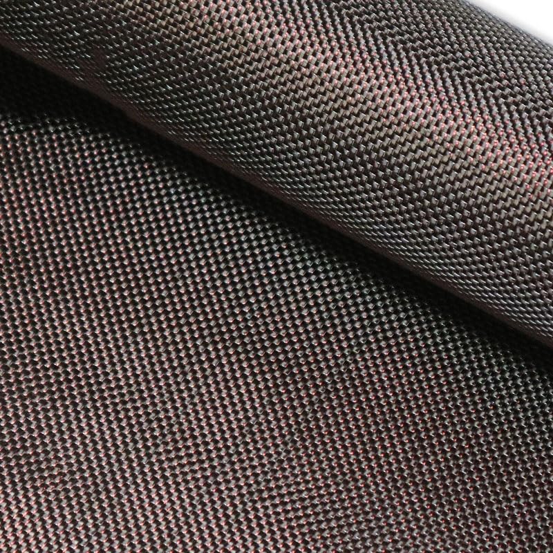 GatherTOOL 1M Red Metal Carbon Fiber Cloth, 100% 3K Carbon Fiber + Fine Red Metal Cloth, DIY Desktop for Earphone Shell Surface Decoration (Color : 40cm x 1m)