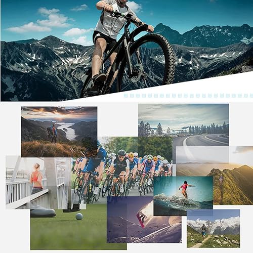 Miniatura 7 de BAWUYI Y2K - Gafas de sol envolventes para hombres y mujeres, gafas cibernéticas deportivas con protección (marco blanco, lente gris)