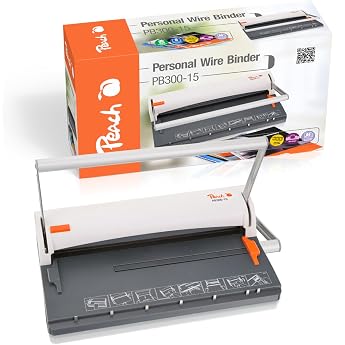 ماكينة ربط الأسلاك الخوخية - ربط 60 صفحة مقاس A4 - PB300-15A