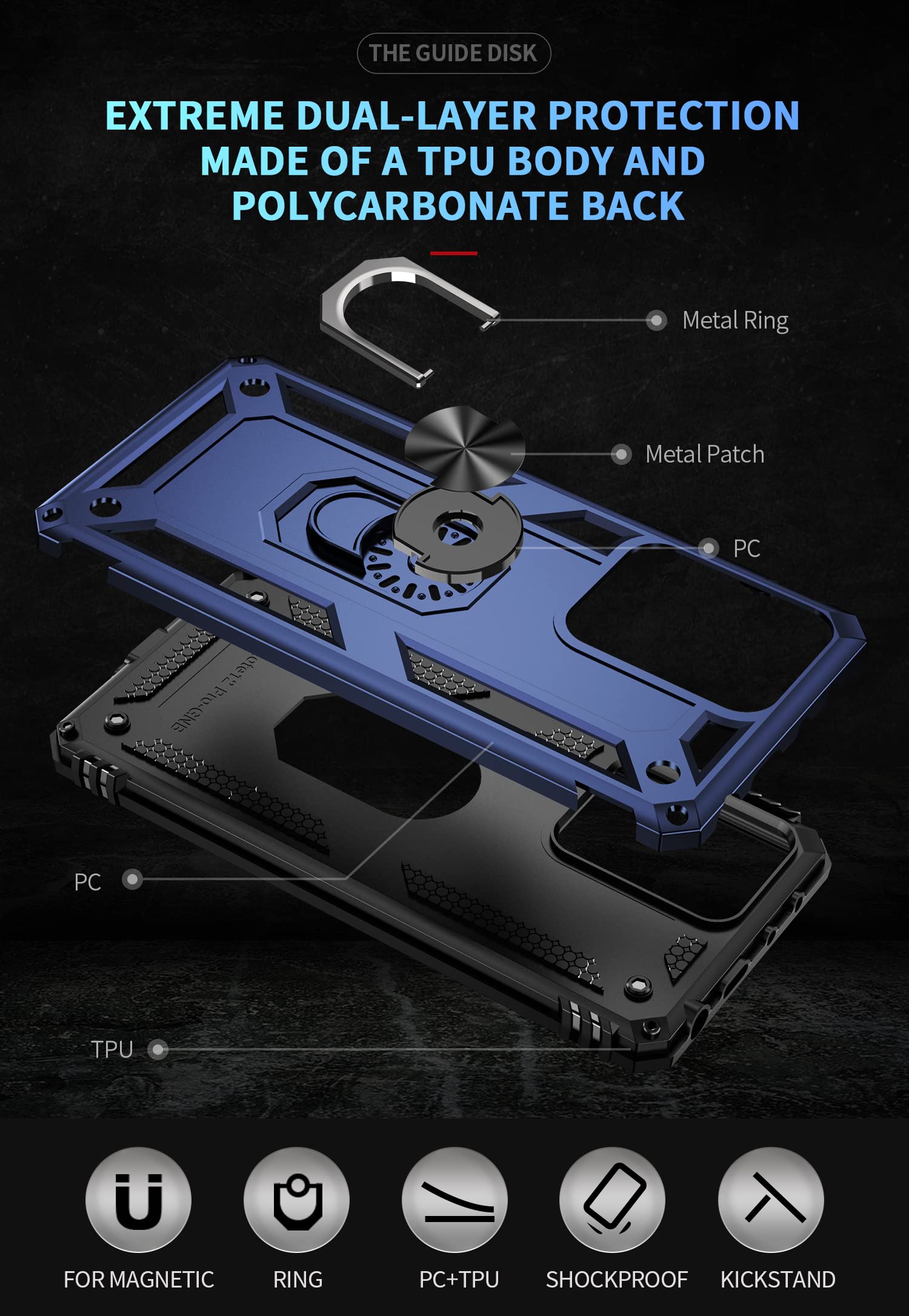 Funda Magnética Para Redmi Note 12 Pro Plus 5G, Cubierta Completa Con