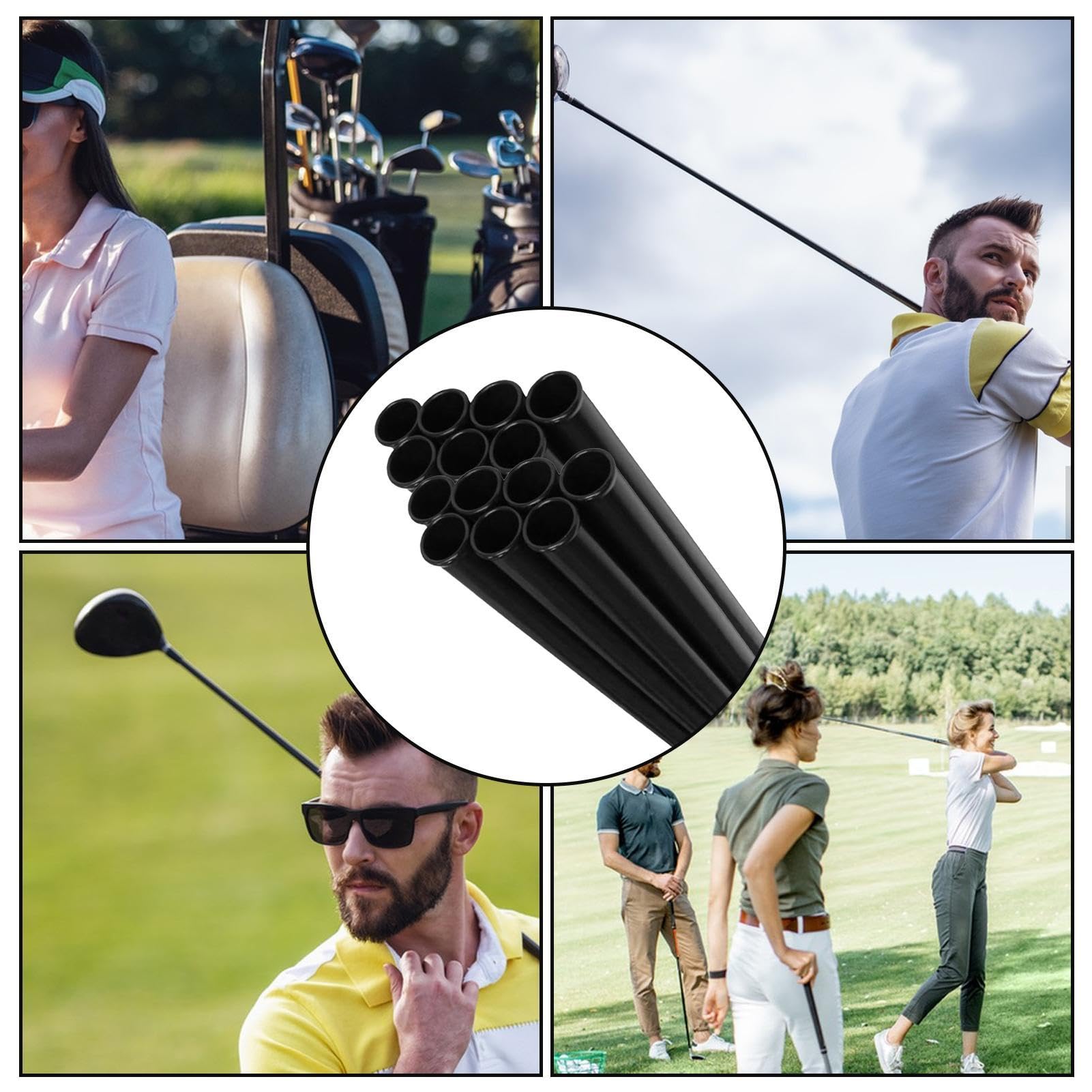 Organiseur de Sac de Golf | Tubes de Club de Golf | 14 séparateurs de Rechange pour Sac de Golf Pl-astic de qualité supérieure, Support de Club renforcé pour Adultes