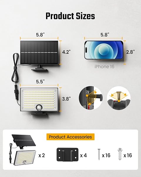 The FIONSUN 2 Pack Mini Solar Lights offer compact design with powerful LED illumination for various outdoor spaces.
