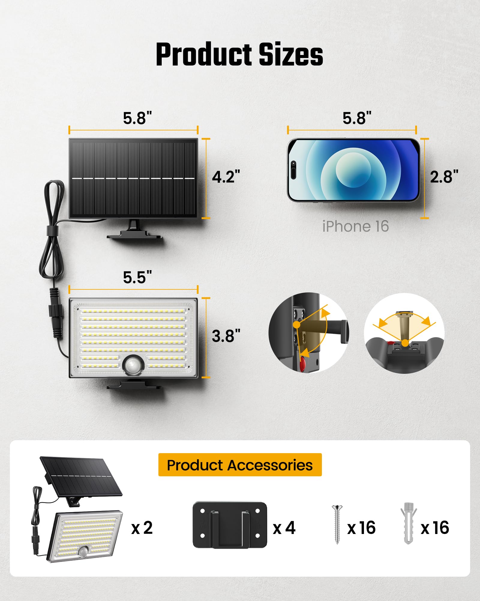 The FIONSUN 2 Pack Mini Solar Lights offer compact design with powerful LED illumination for various outdoor spaces.