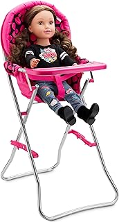 HUSHLILYÂ® - Sturdy Doll Lightweight Highchair fits 18