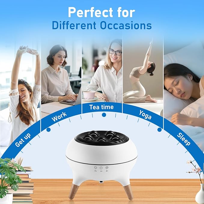 Difusor de Aromas Eléctrico 300ml con Control Remoto y Luces LED miniatura 6