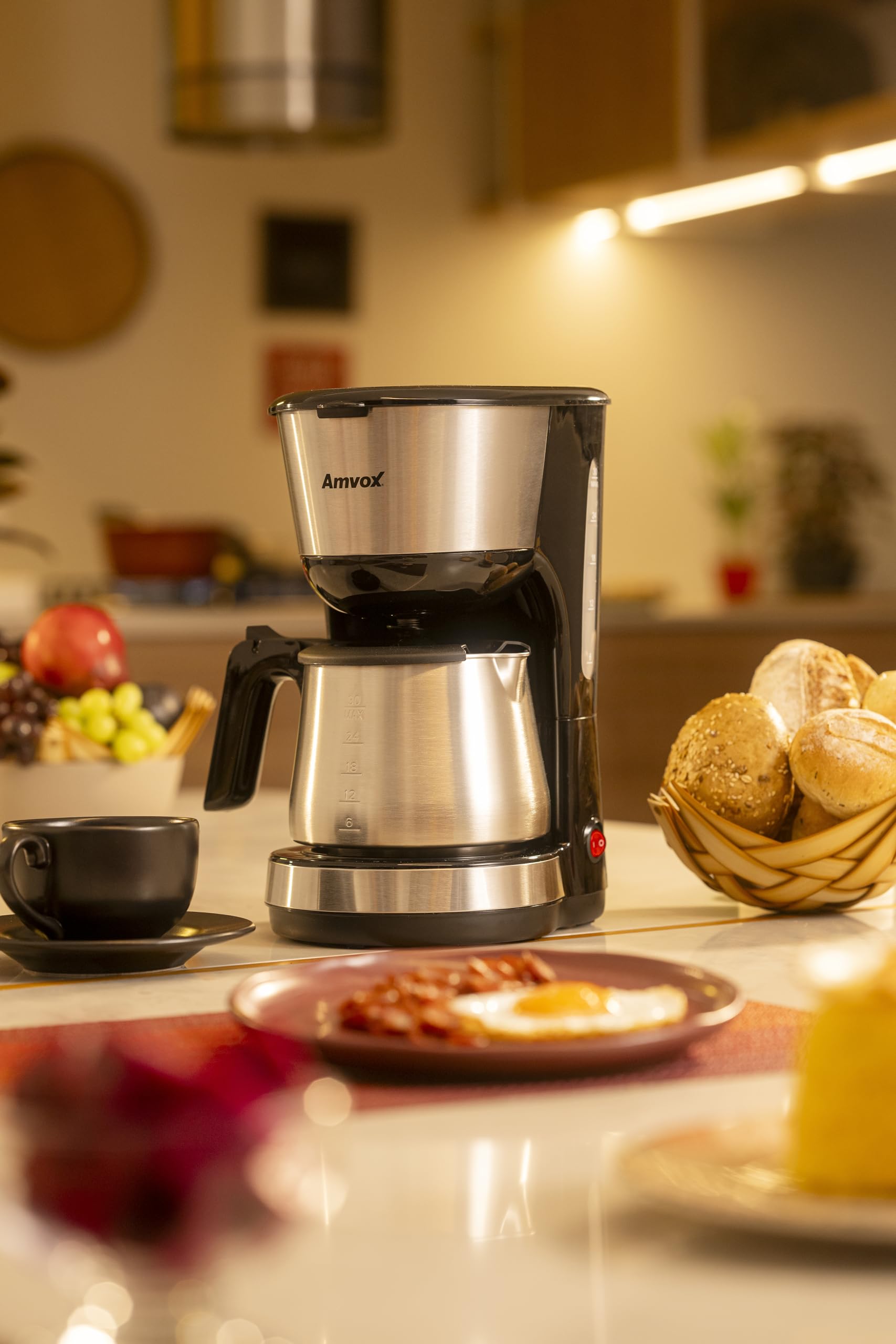 Amvox Cafeteira Elétrica ACF 927 Inox 30 Xícaras 110V | Amazon.com.br