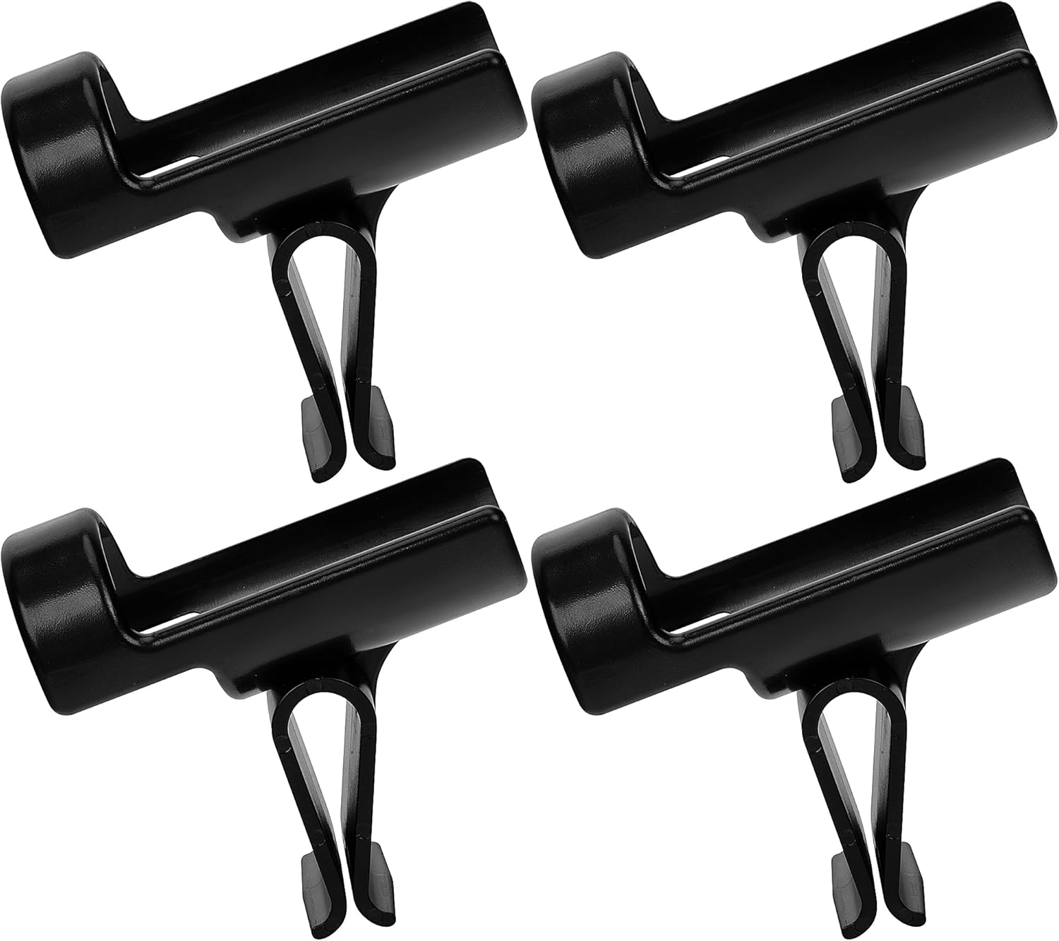 Bucket Rod Holder- Ice Fishing Rod Holder- Durable Ice Fishing Pole Rod Racks for Almost Any Ice Rods on Your Bucket (Black)