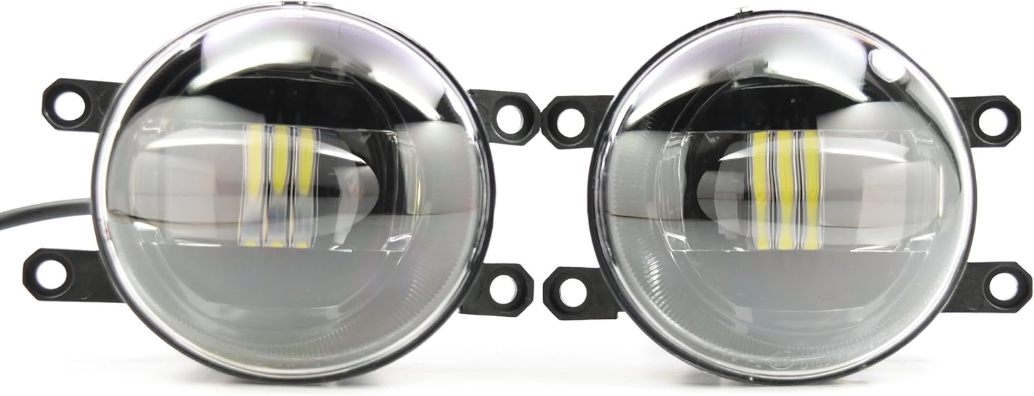 Morimoto XB LED Foglights, Type T Plug and Play Foglight Housing Upgrade, Fits Many Lexus Models, DOT Approved Assembly with White LED Chips, UV Resistant, 10 Year Warranty (1x ‎LF220)