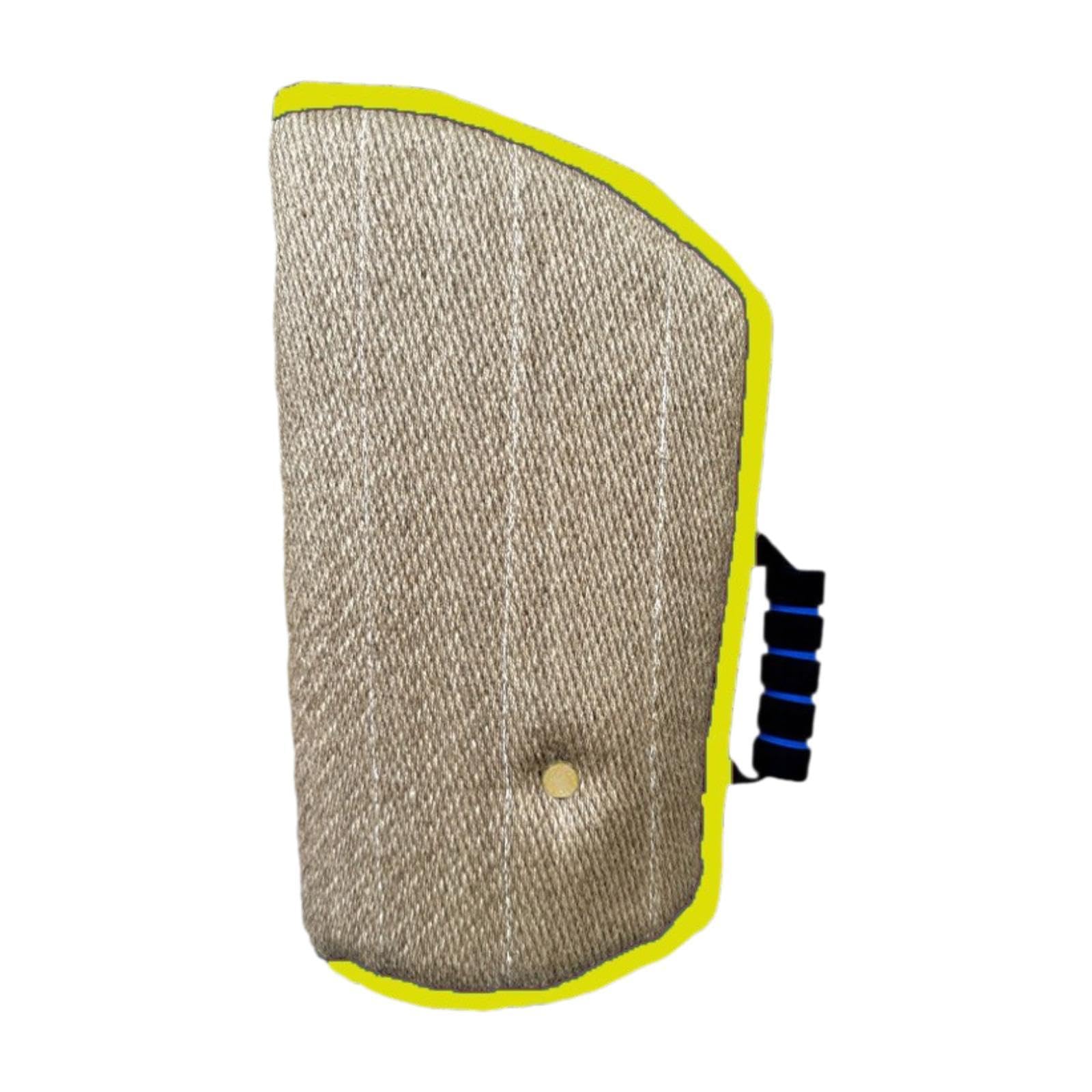Manica per morso per Cani, Protezione del morso, Manica del Braccio di addestramento per Cani interattivo, Attrezzatura per l'addestramento per Cani, Bordo Giallo