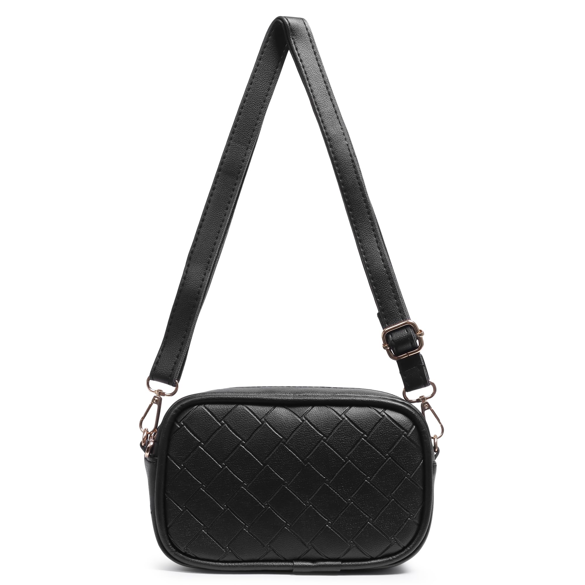 - Mini Faux Leather Mobile Sling Bag for Women | Stylish Side Shoulder Crossbody Bags for Girls Daily Use | Messenger Purse with Waist Bag 2 in 1 Latest Handbags. (Classic Black)