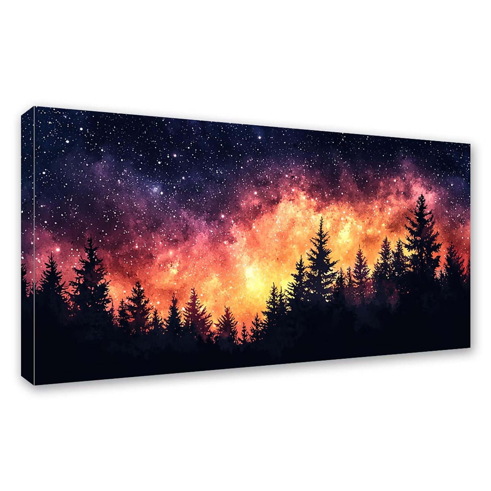 Diamond Painting Erwachsene Groß XXL 160x80cm, Aurora Diamant Painting Bilder, 5D Bunt Diamond Art Eckige Steine, DIY Crystal Art Stickerei Kreuzstich Bastelset für Deko Wohnzimmer Geschenke 0J-757