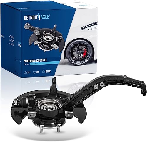 Miniatura 78 de Detroit Axle - Nudillo de dirección delantero derecho de 2.0L para Kia Optima 2011, nudillo de dirección del lado del pasajero y reemplazo