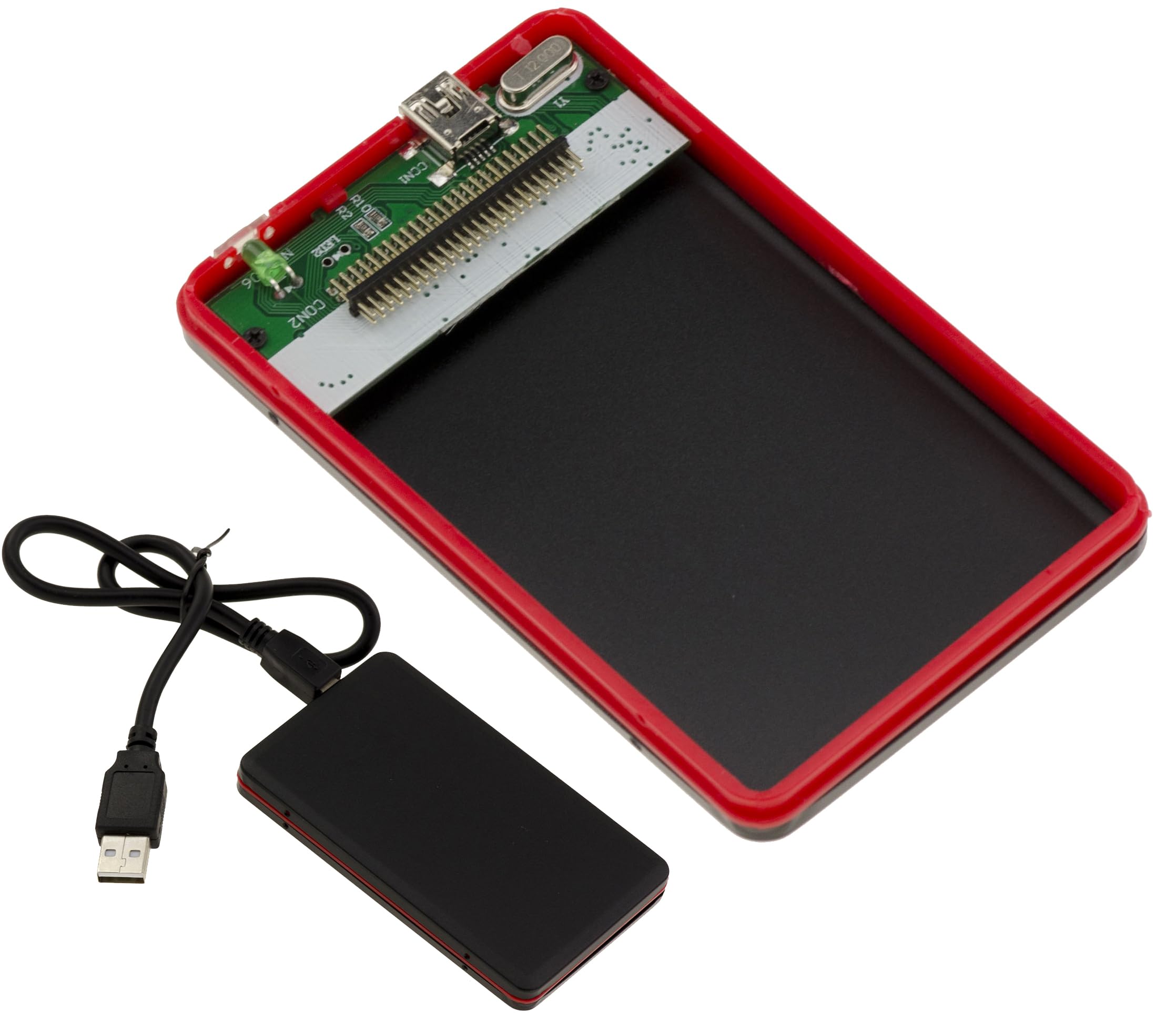 KALEA-INFORMATIQUE External USB enclosure for IDE 1.8 TOSHIBA 50 pin hard disk. USB3 5G link