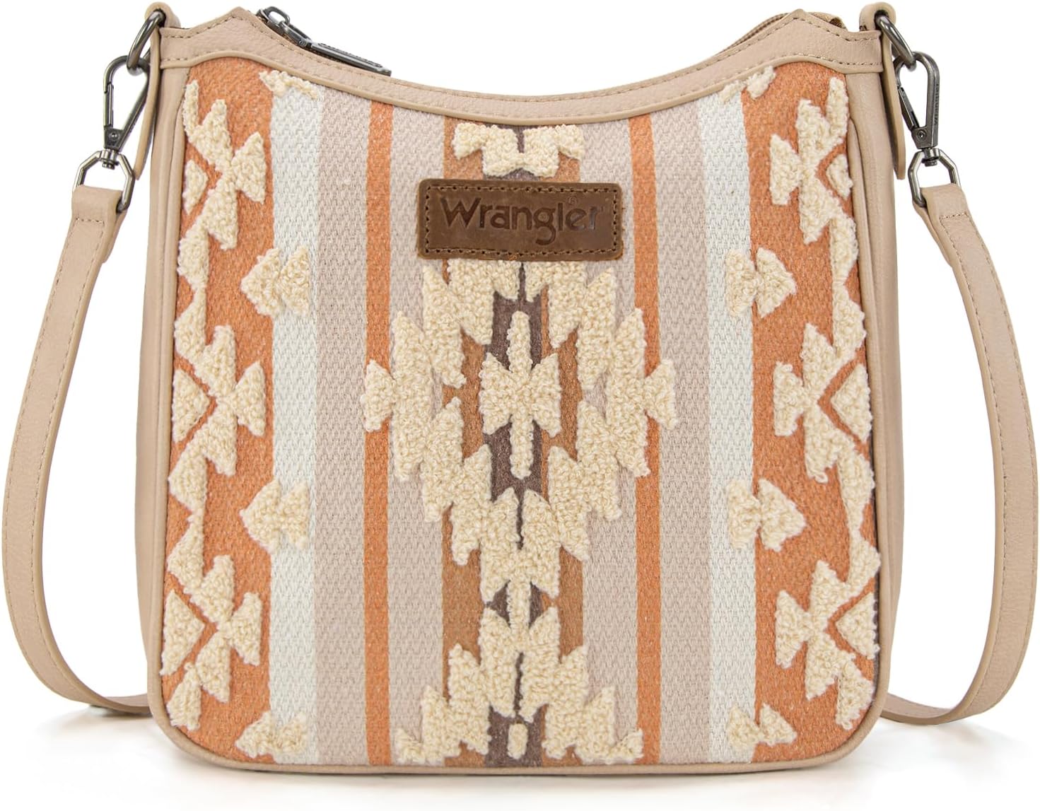 Wrangler Chenille Shoulder Bag for Women Western Women's Crossbody bags Aztec Top-handle Bags