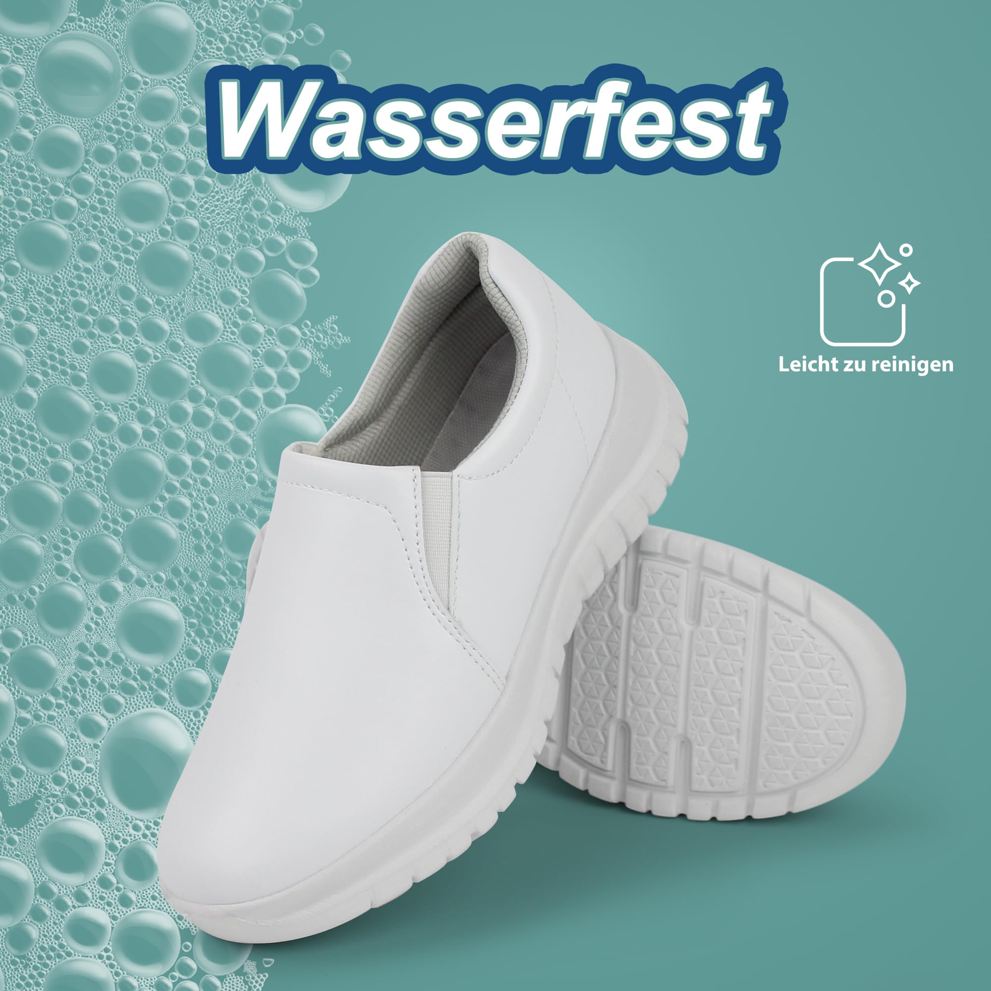 Hawkwell Damen-Schlupfschuhe, leicht, wasserabweisend, für Krankenschwestern, rutschfest, für das Gesundheitswesen