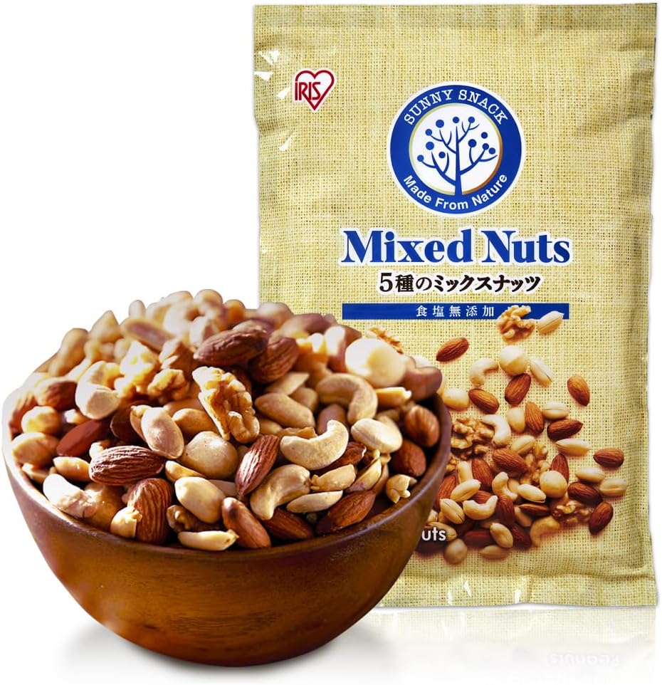 アイリスプラザ無塩ミックスナッツ850gを実食！5種の素焼きナッツで健康習慣が激変
