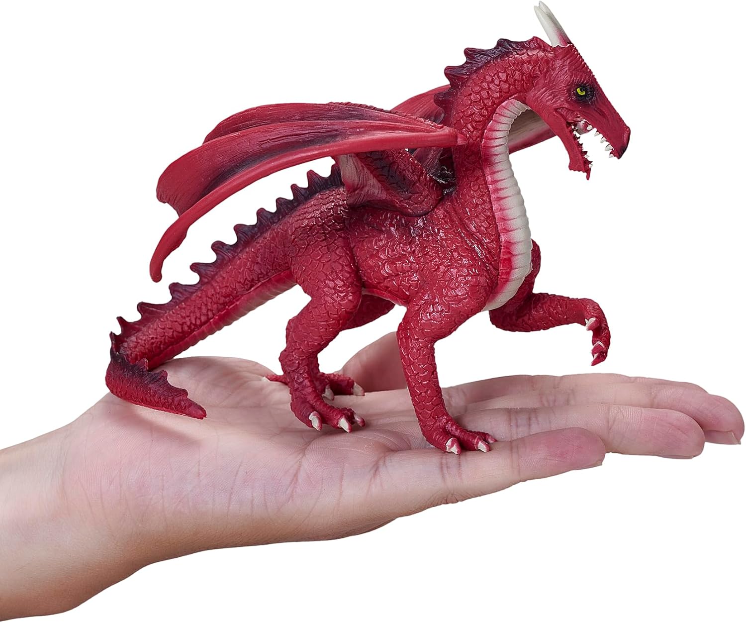 MOJO - Red Dragon Mythical | Hand-Painted Toy Figure | Fantasy Creatures Collection | True to Life & Highly Detailed | Designed in UK