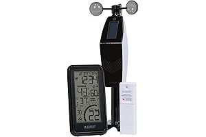 "La Crosse Technology 327-1418BW Monochromatic Digital Wind Speed Station"
