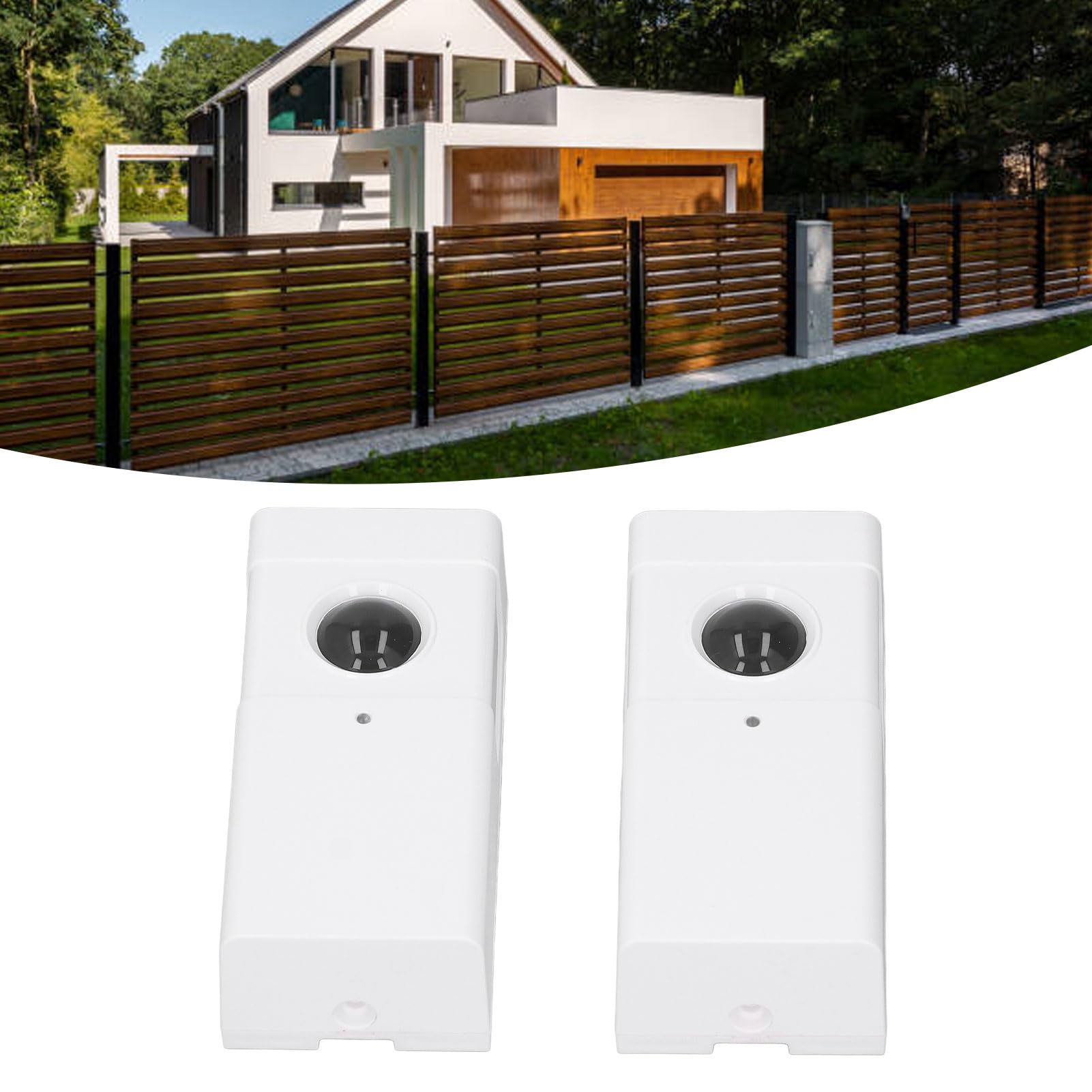 Sensor de Haz Infrarrojo de Fotocélula, Sensor Infrarrojo de Abridor de Puerta con Parada Automática de Puerta, Sensor de Fotocélula de Haz único de Alcance de 940 Nm y 30 M