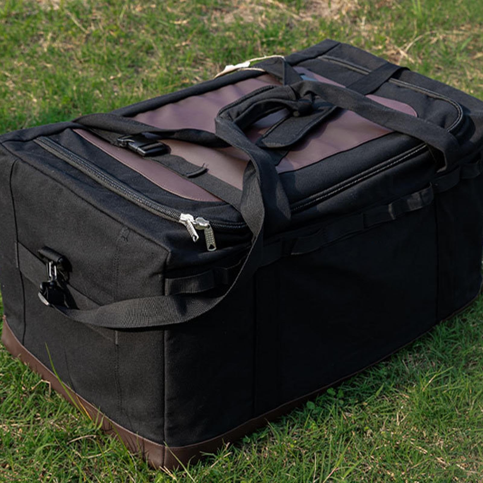 Campingbeutel- große Kapazität wasserdichte Koffer für Camp Kitchen-Vorräte, Hochleistungs- Lagerung mit Mehreren Fächern, Outdoor-Abenteuerzubehör für Fahrzeugfahrten Gebrauch