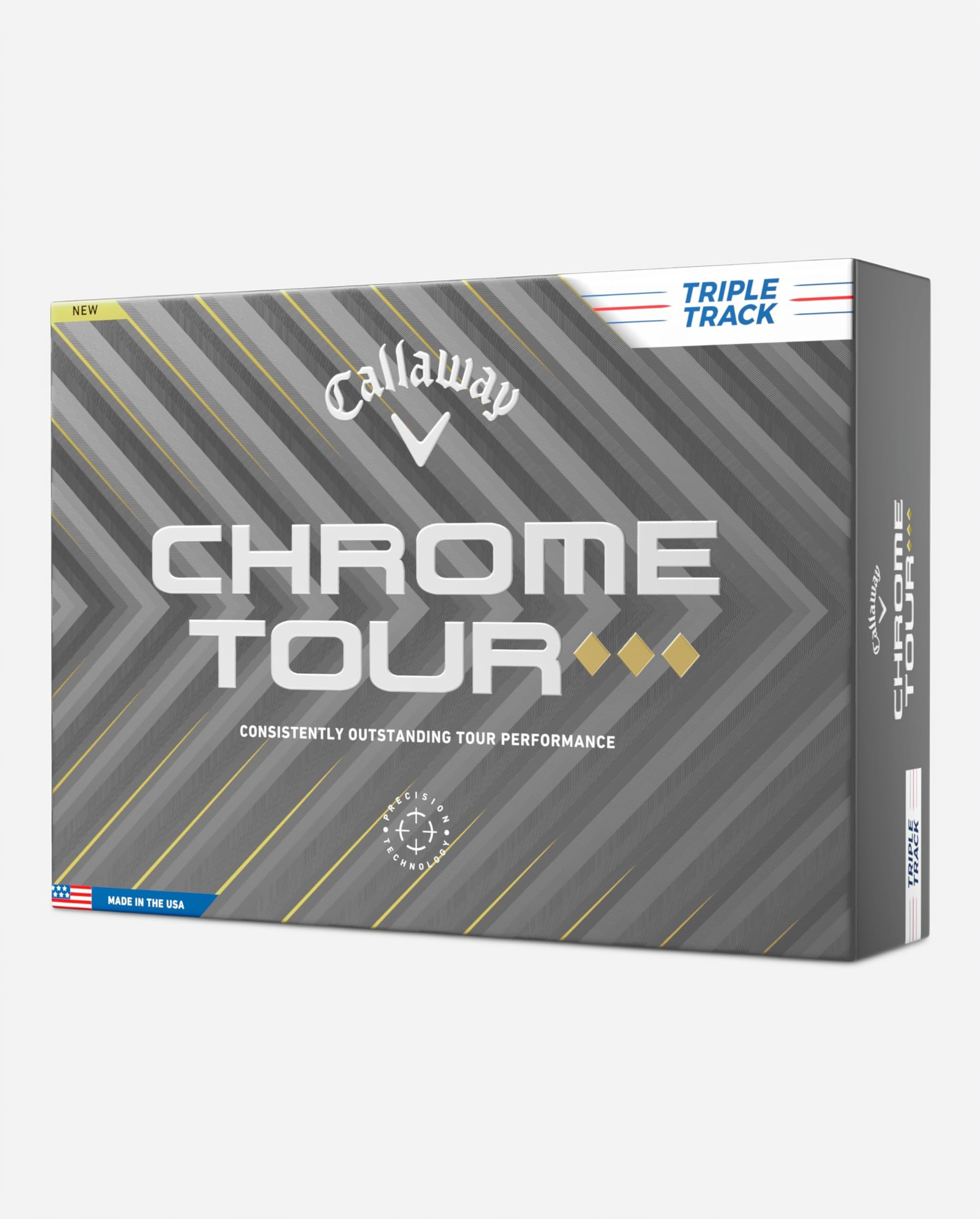 Amazon.co.jp: キャロウェイ(Callaway) ゴルフボール CHROME TOUR