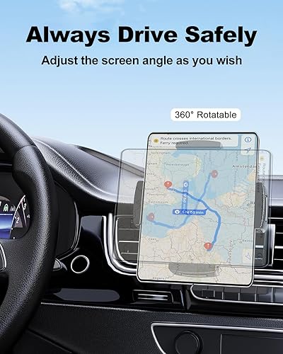 Miniatura 3 de Soporte de teléfono de coche para Samsung Galaxy Z Fold 7 6 5 4 3 2 accesorios, soporte de succión plegabletableta para tablero de instrumentos