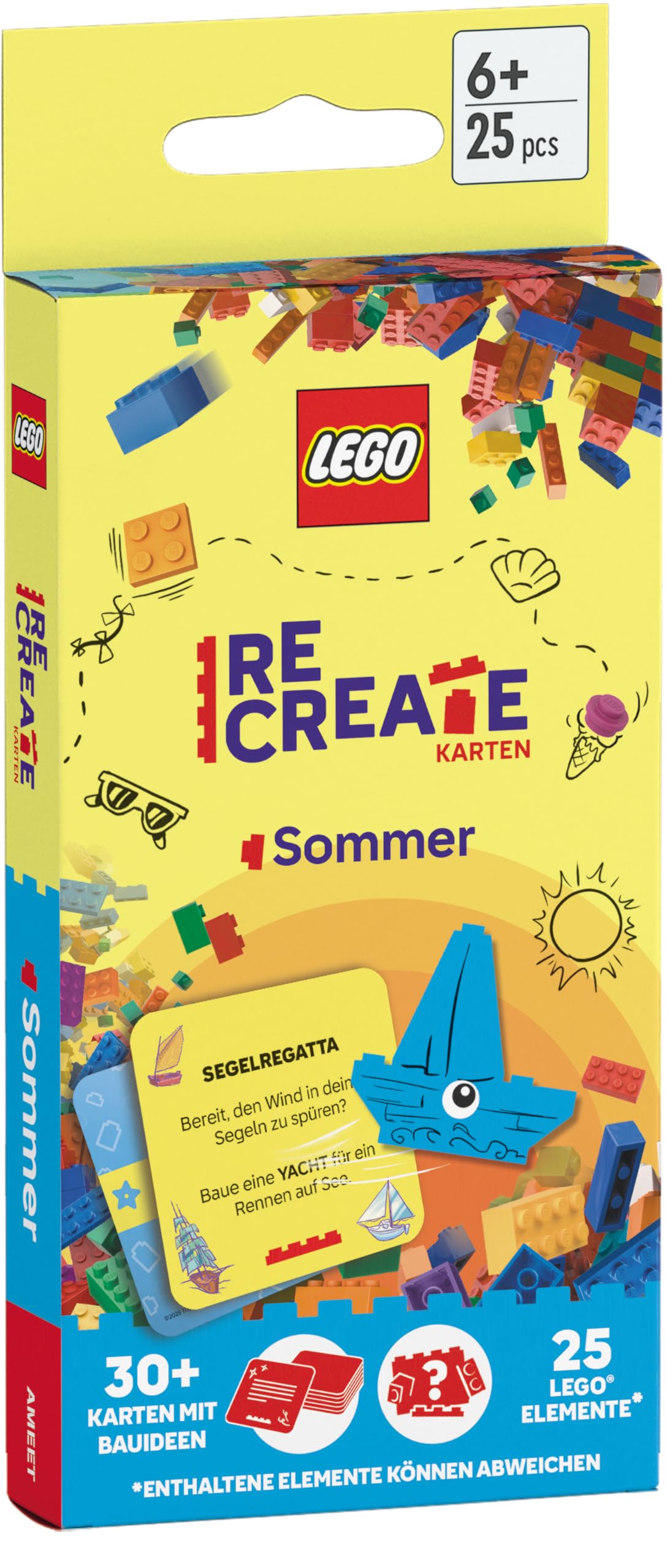 Ameet Sp. Z O.o. Lego® Recreate Karten - Sommer: Mit Lego-Elementen
