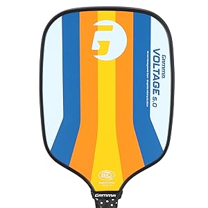 GAMMA Pickleball Paddles, Quantum Series, Micron 5.0, Neutron 5.0, Voltage 5.0, Atomic 5.0, USAPA Approved, Graphite Pickleball Paddle, Polypropylene Core, Honeycomb Grip, Great Feel, More Control