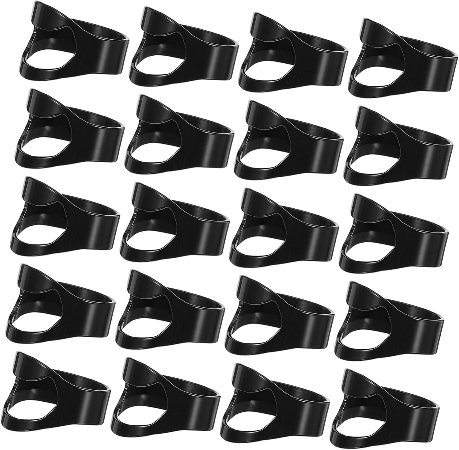 20pcs Stainless Steel Ring Bottle Opener Tool for Beverage Caps