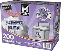 Vista 3 de Member's Mark Power Flex Tall Kitchen Drawstring Trash Bags (13 Gallon, 2 Rolls of 100 ct., 200 count total)