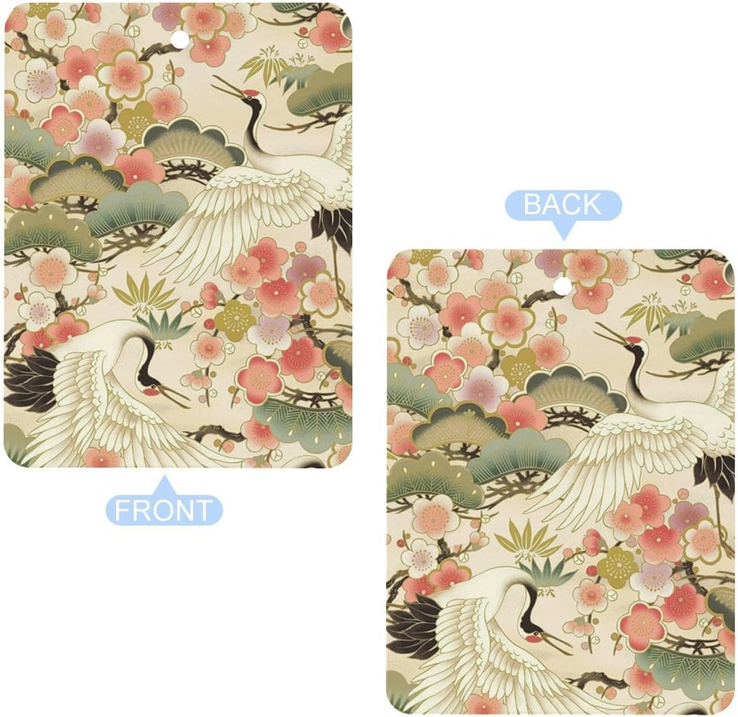 Japan Style Sakurasflower Car Air Freshener Hanging Car Scent Cards Decor Interior Accessories