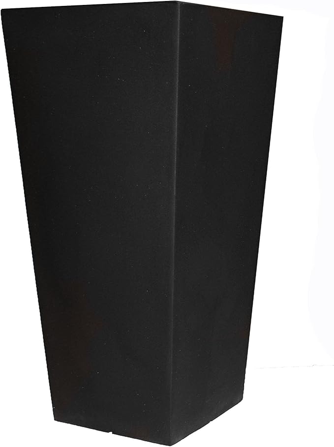 Tusco TUSCTU32BK 32 in. Cosmo Tall Planter; Black