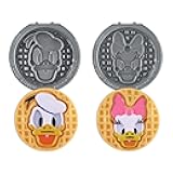 Disney | Dash MultiMaker® Mini System Removable Plate Sets - Easy-to-Swap Plates for Your Waffle Maker - Set of 2, Donald & Daisy Design