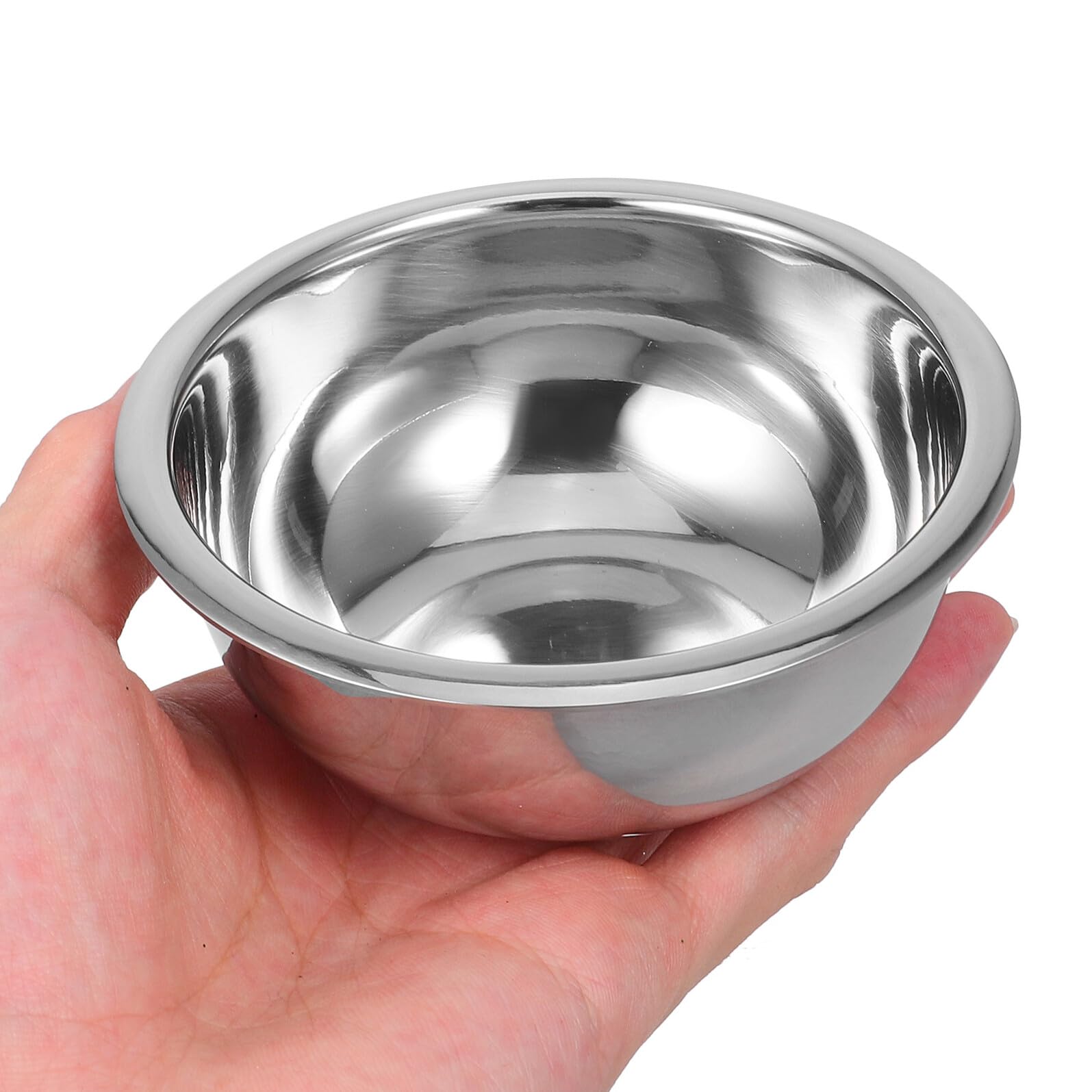 POPETPOP Bol à Savon de Rasage Alliage de Fer Épais Bol Robuste Incassable pour Hommes et Barbiers pour Rasage Personnel
