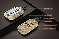 Vista 6 de PATPET Collar de choque para perro con control remoto de 3/4 millas de alcance, incluye collar E recargable impermeable, collar de choque