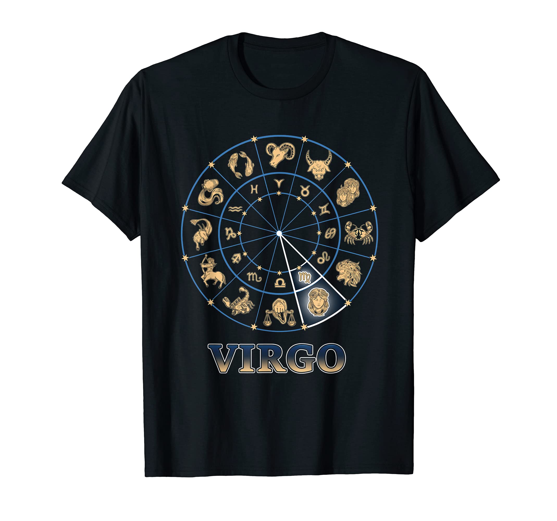 Horoscope Ascendant Zodiac Sign Virgo T-Shirt