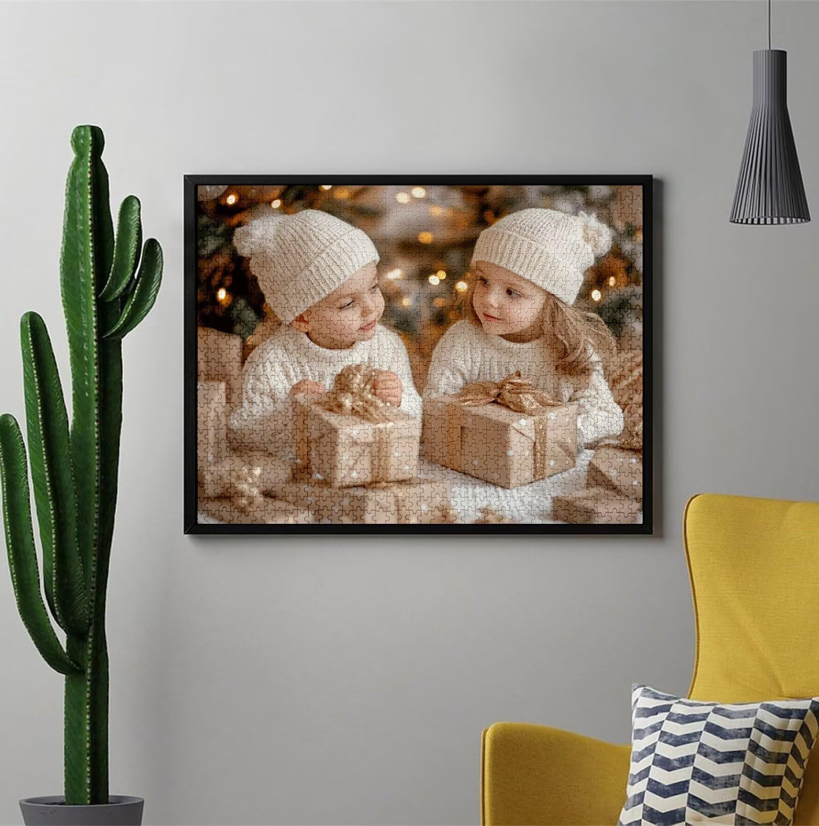 Spersonalizowana łamigłówka ze zdjęciem 1000 1500 2000 3000 4000 5000 sztuk Drewniane Puzzle Spersonalizowane z Twoim Obrazem Oryginalny prezent, z tekstem Rodzina, Zwierzęta, Urodziny, Boże