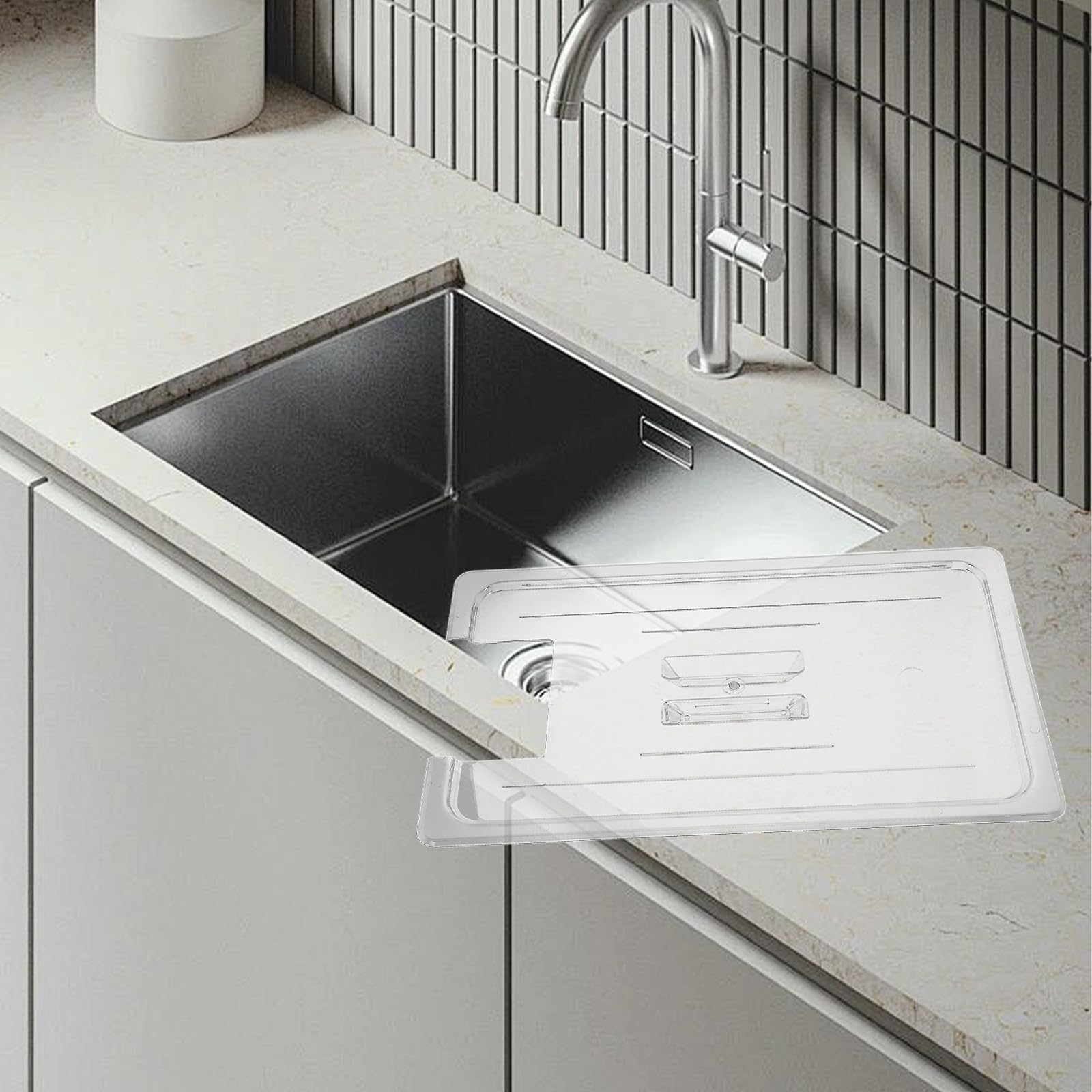 Zerodeko Macchina per Cottura a Bassa Temperatura Sous Vide Coperchio in Plastica per Contenitore Sigillo Sottovuoto Coperchio per Alimenti per Cucina Domestica
