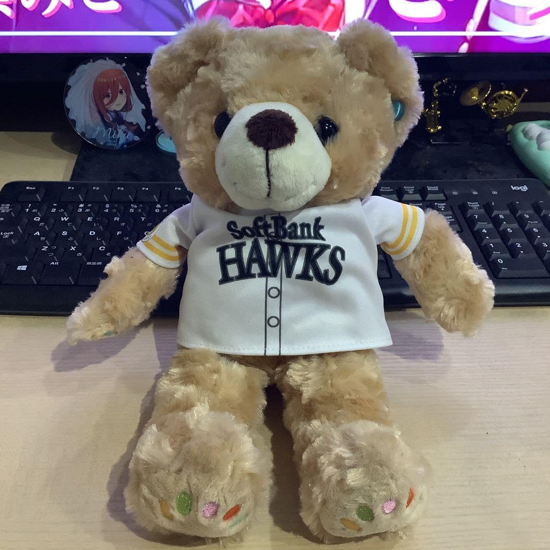 ソフトバンク　Beanie Babies クラブホークス ベア三体 ソフトバンクBeanie Babies クラブホークス ベア三体
