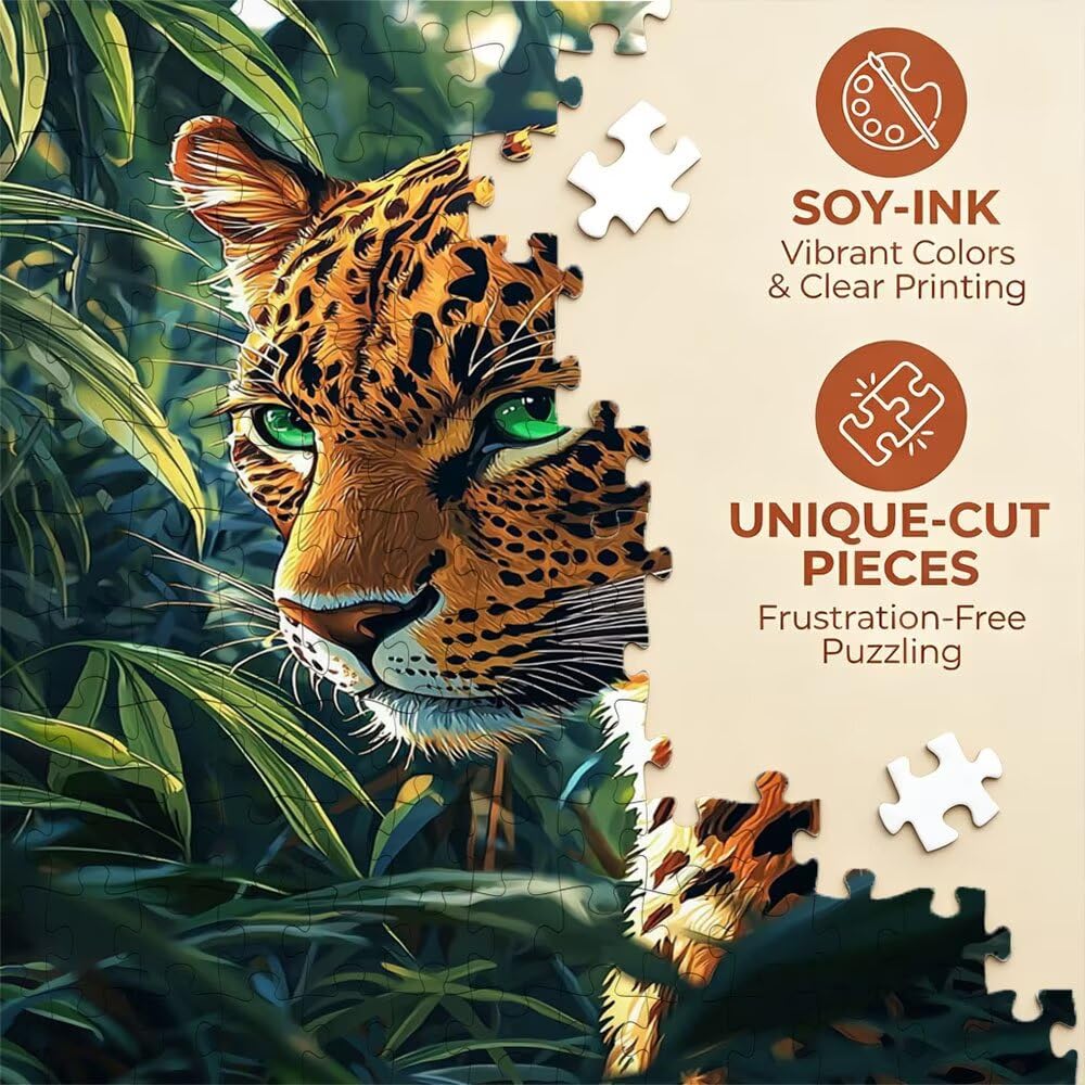 Tigerwald Puzzle 6000 Teile, Klassische Puzzles, Geschicklichkeitsspiel Puzzle für Erwachsene, Puzzlespiele für Die Ganze Familie, Mit Schöner Verpackung, Dekoration Puzzles DX0YL3-567