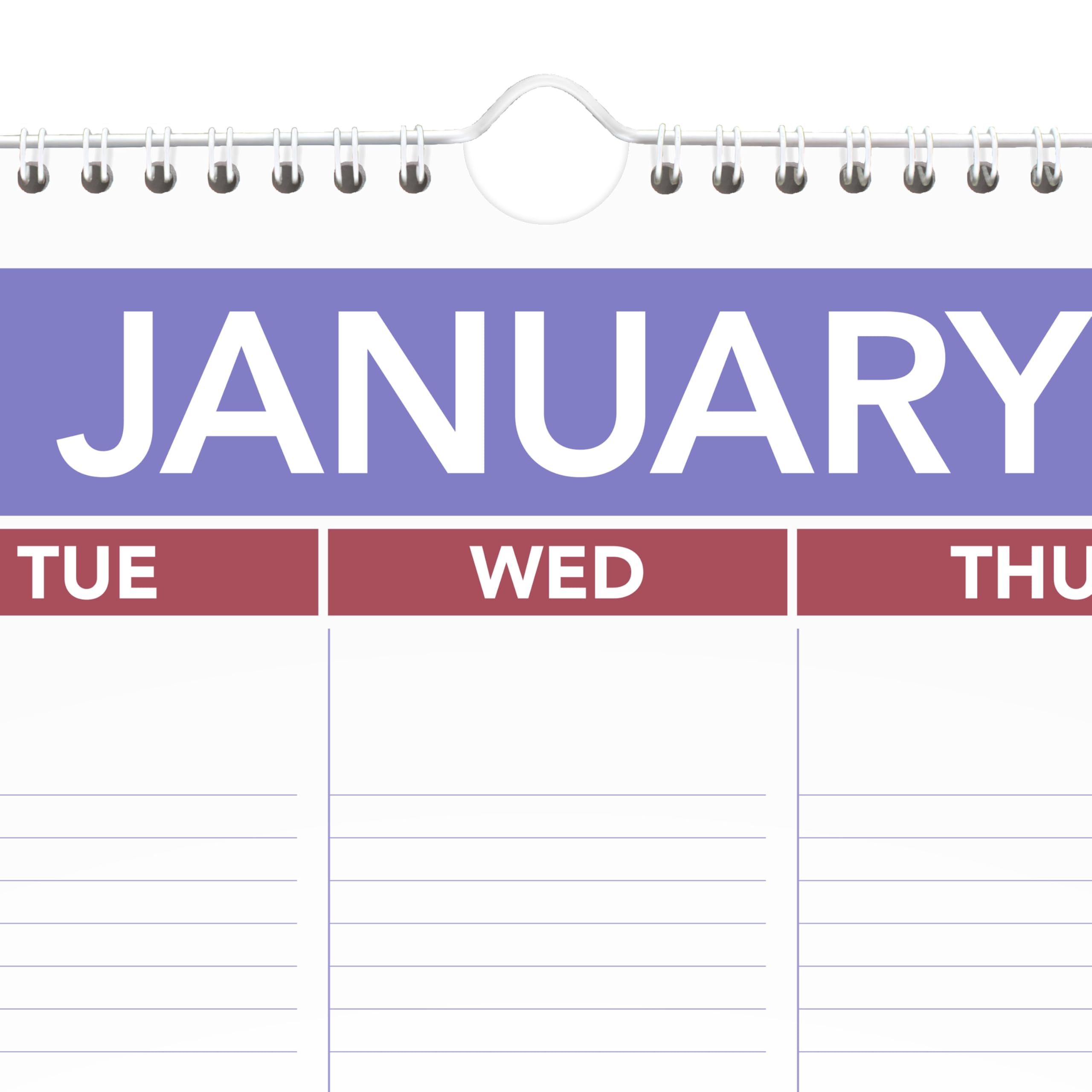 AT-A-GLANCE Calendrier mural 2027, mensuel, planificateur 50,8 x 76,2 cm, blocs journaliers lignés (PM42827)