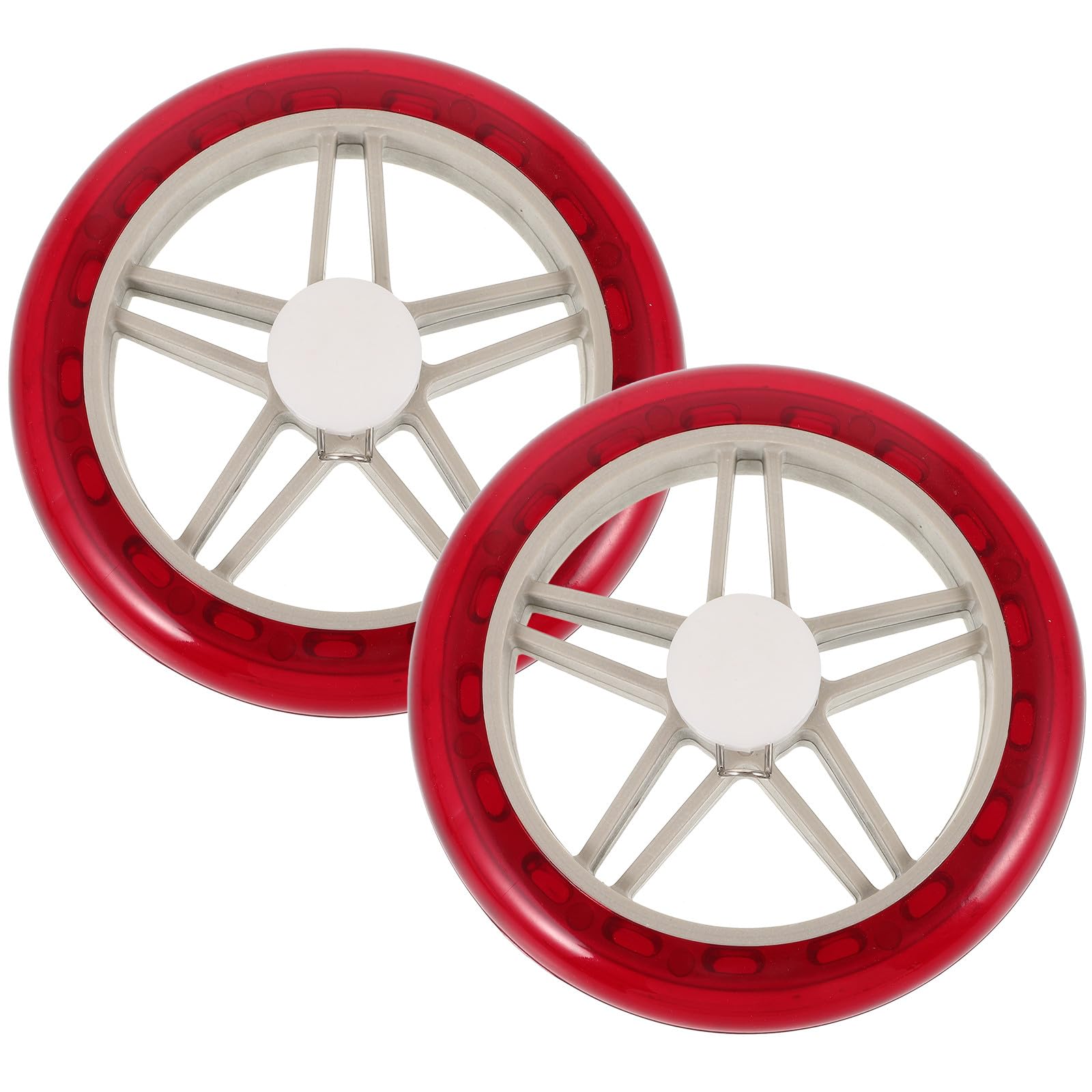Roues de chariot de supermarché en plastique PU durable avec roulement fluide et silencieux - 8